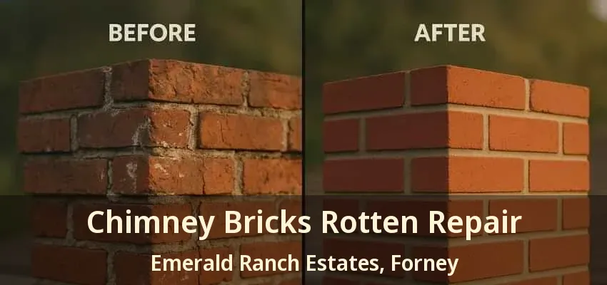 Chimney Bricks Rotten Repair Emerald Ranch Estates, Forney - TX