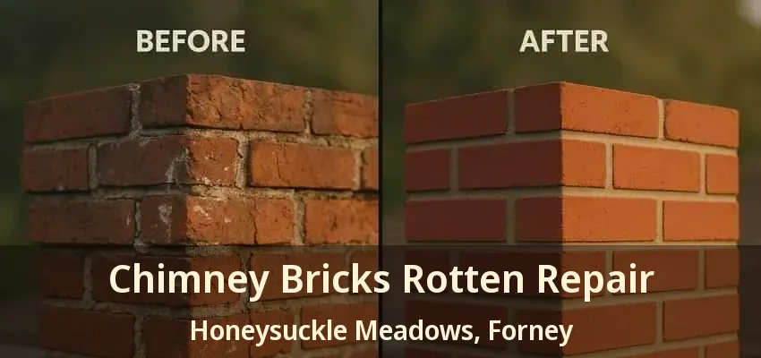 Chimney Bricks Rotten Repair Honeysuckle Meadows, Forney - TX