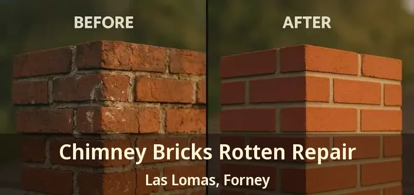 Chimney Bricks Rotten Repair Las Lomas, Forney - TX