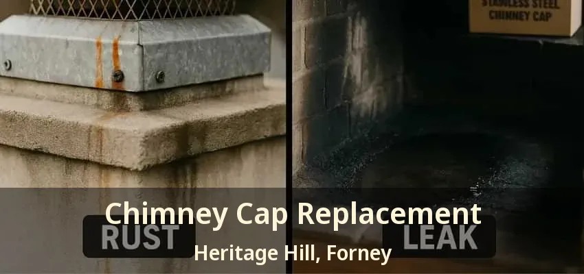Chimney Cap Replacement Heritage Hill, Forney - TX