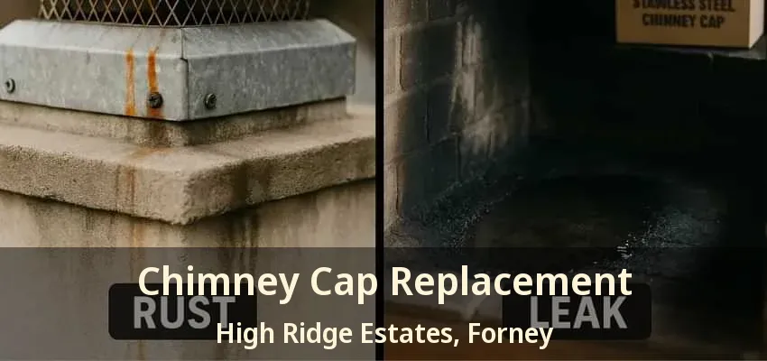 Chimney Cap Replacement High Ridge Estates, Forney - TX