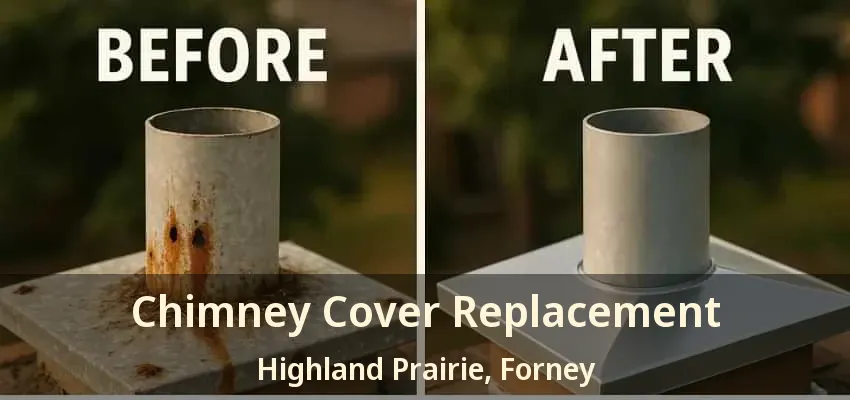 Chimney Cover Replacement Highland Prairie, Forney - TX