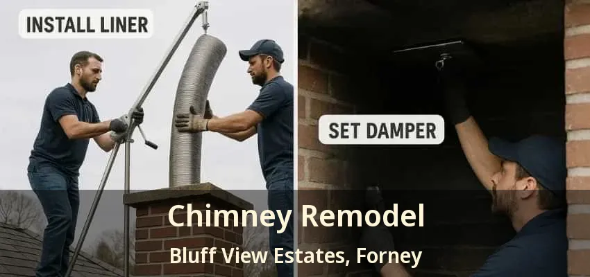 Chimney Remodel Bluff View Estates, Forney - TX