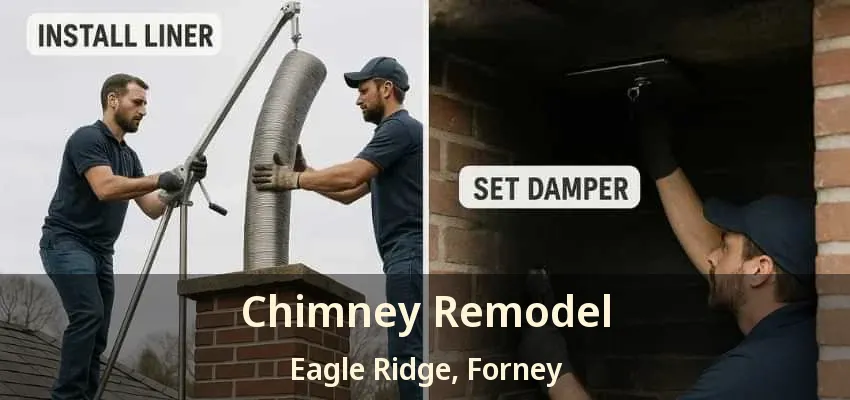Chimney Remodel Eagle Ridge, Forney - TX