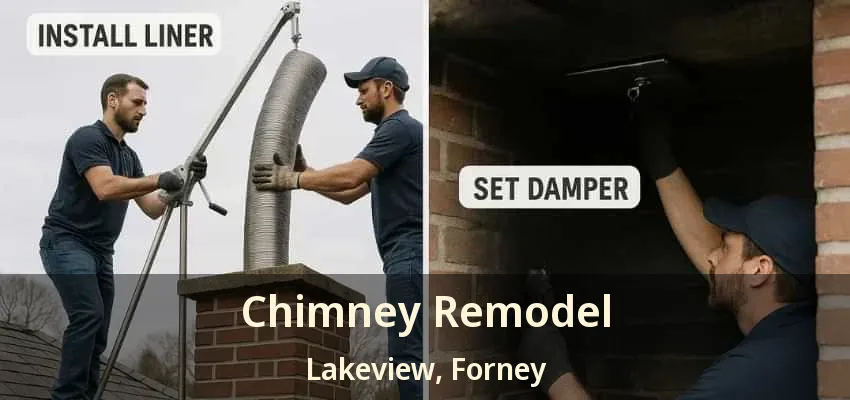 Chimney Remodel Lakeview, Forney - TX