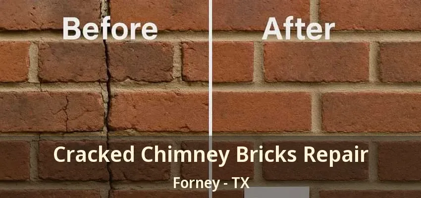 Cracked Chimney Bricks Repair Forney - TX