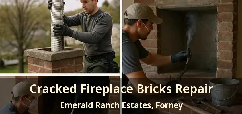Cracked Fireplace Bricks Repair Emerald Ranch Estates, Forney - TX