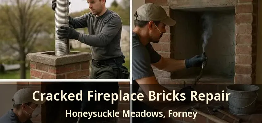 Cracked Fireplace Bricks Repair Honeysuckle Meadows, Forney - TX