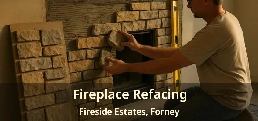 Fireplace Refacing Fireside Estates, Forney - TX