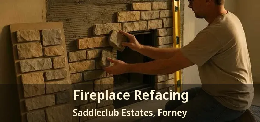 Fireplace Refacing Saddleclub Estates, Forney - TX