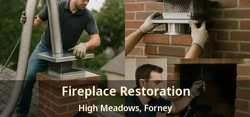 Fireplace Restoration High Meadows, Forney - TX