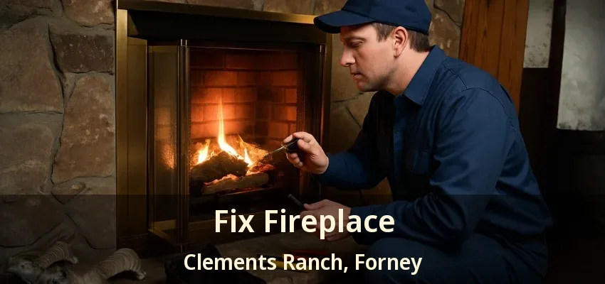 Fix Fireplace Clements Ranch, Forney - TX