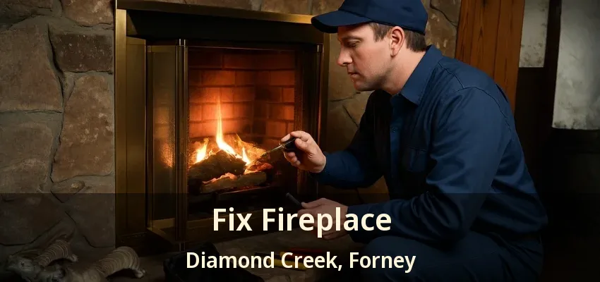 Fix Fireplace Diamond Creek, Forney - TX