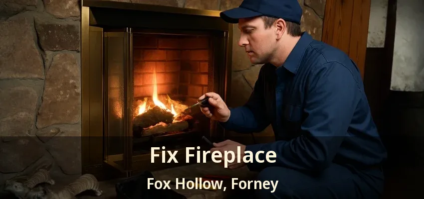 Fix Fireplace Fox Hollow, Forney - TX