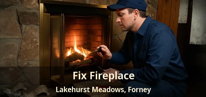 Fix Fireplace Lakehurst Meadows, Forney - TX