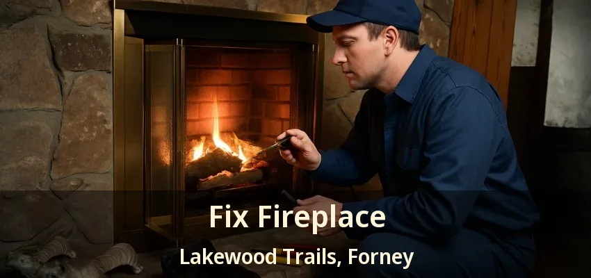 Fix Fireplace Lakewood Trails, Forney - TX