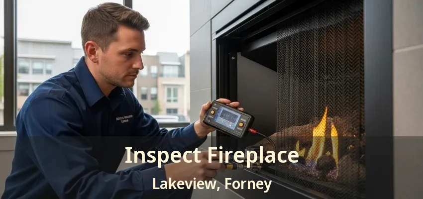 Inspect Fireplace Lakeview, Forney - TX