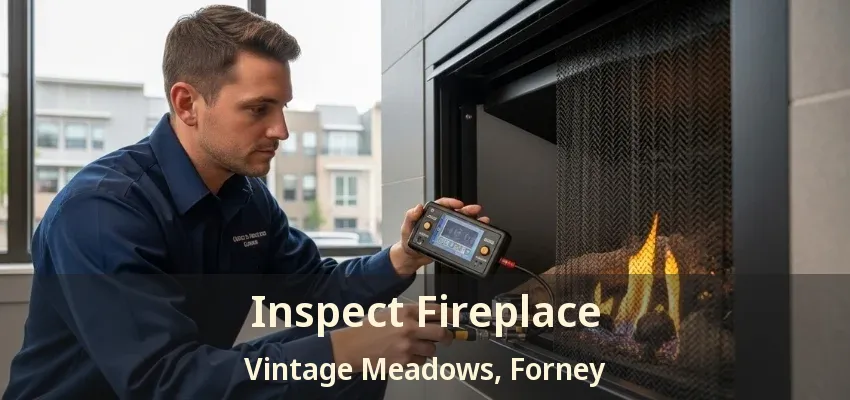 Inspect Fireplace Vintage Meadows, Forney - TX