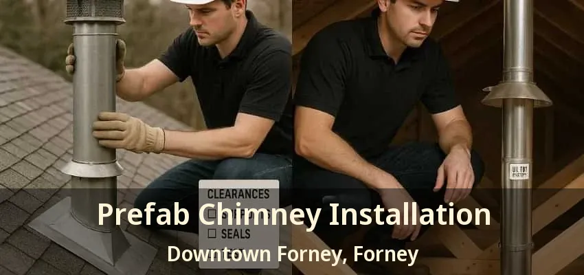 Prefab Chimney Installation Downtown Forney, Forney - TX