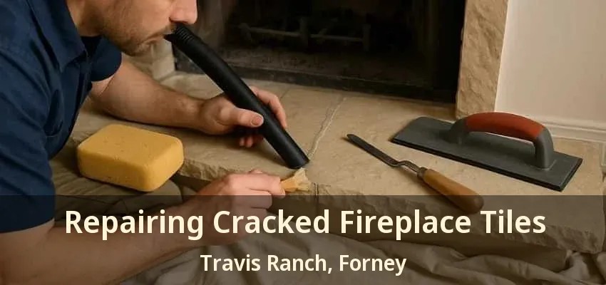 Repairing Cracked Fireplace Tiles Travis Ranch, Forney - TX
