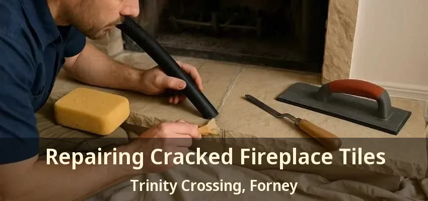 Repairing Cracked Fireplace Tiles Trinity Crossing, Forney - TX